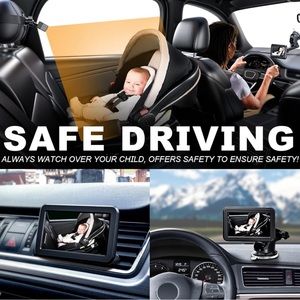 Baby car monitor with camera